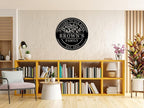 Welcome to Our Home Metal Sign, Personalized Family Name Tree of Life Sign - Image 3
