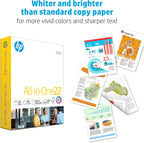 hp papers | 8.5x 11 paper | all-in-one, close-up detail