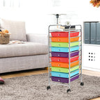 GLACER 10 Drawers Rolling Cart, Storage Cart - Image 9