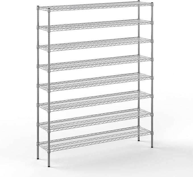 Regal Altair 14" Deep x 60" Wide x 74" Height Wire Shelving Kit | 8-Tier | NSF by Regal+Altair