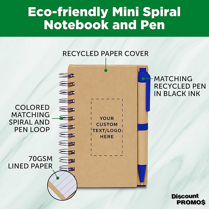 Custom Mini Spiral Notebooks - Image 3