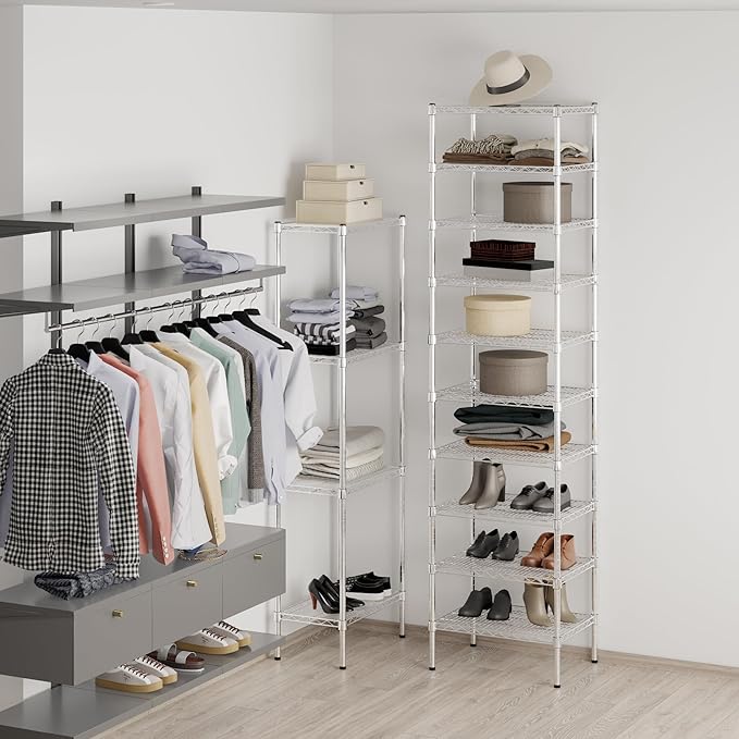 Regal Altair 18" Deep x 24" Wide x 96" Height Wire Shelving Kit | 10-Tier | NSF - Image 4