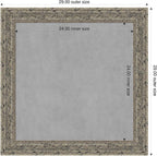Amanti Art Silver Framed Magnetic Board 29x29 Medium Vision Board - Image 2