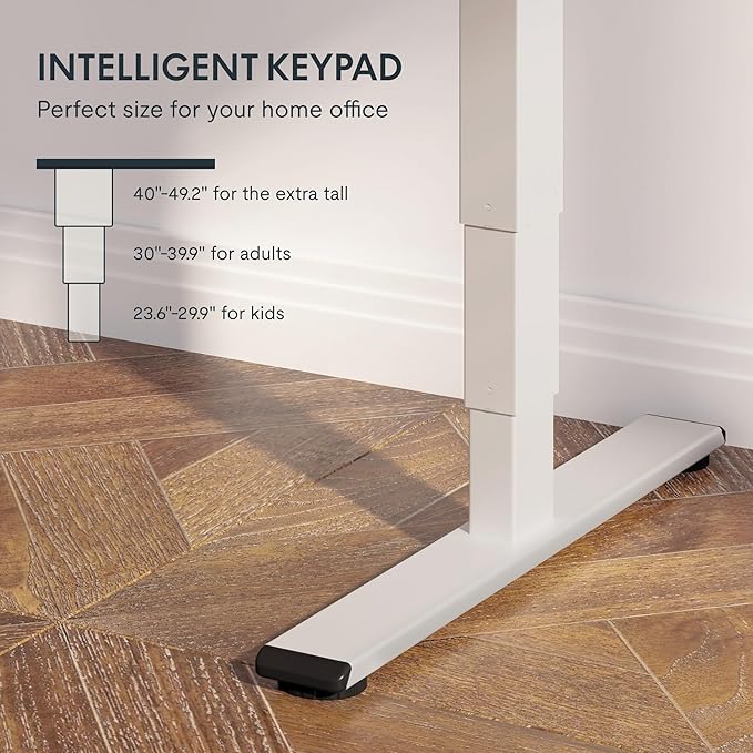 FLEXISPOT E6 3-Stage Dual Motor Electric Standing Desk 48 x 24 Sit Stand Up Desk - Image 3
