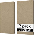 Olanglab Sound Absorbing Acoustic Wall Panels 2 Pack, Large Fabric Wrapped by Olanglab