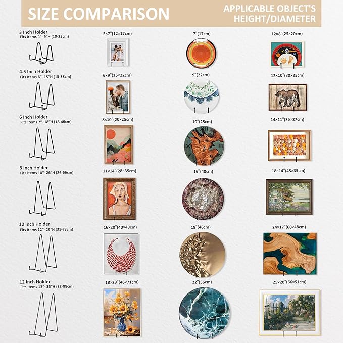 LIONWEI LIONWELI Plate Display Stand Easel Holders - Image 9