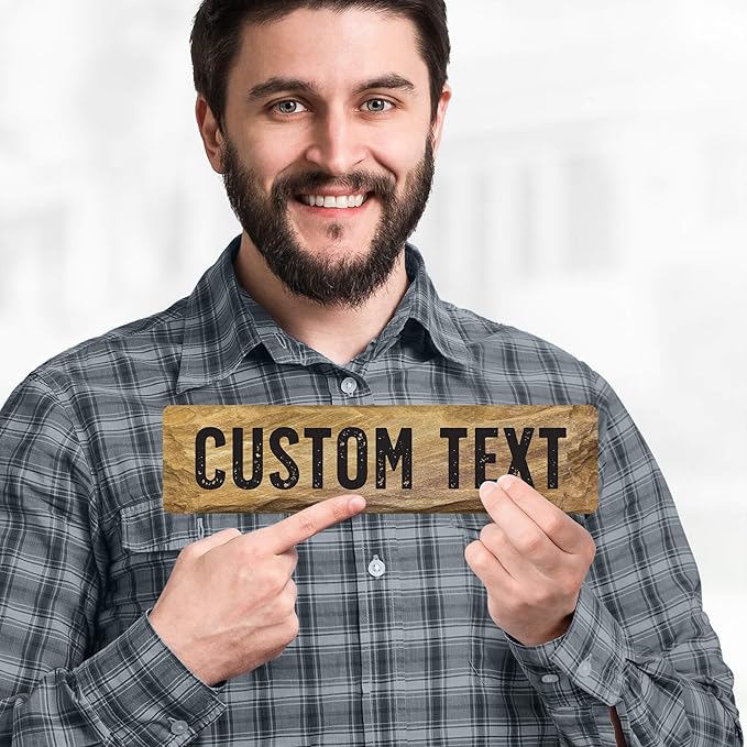 Custom Sign, Christmas Gift Custom Street Sign, 11 Font Colors, 13 Font Styles - Image 2