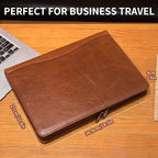 Geslun Personalized Genuine Leather Portfolio, Legal Size 8.5 x 14 Pad Holder - Image 6