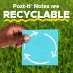 Post-it Notes, 3 x 3 in, Poptimistic Collection, 3 Lined Pads | School Supplies and Office Products