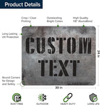 Custom Sign, Custom Street Sign, 11 Font Colors, 13 Font Styles, 4 Hole Options - Image 6