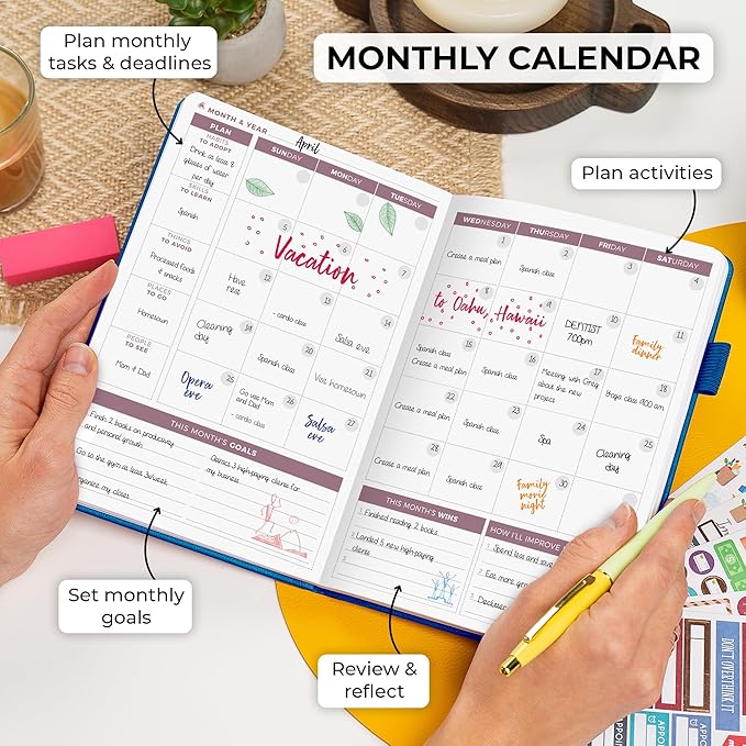 Clever Fox Planner 2nd Edition – Colorful Weekly & Monthly Goal Planner - Image 4