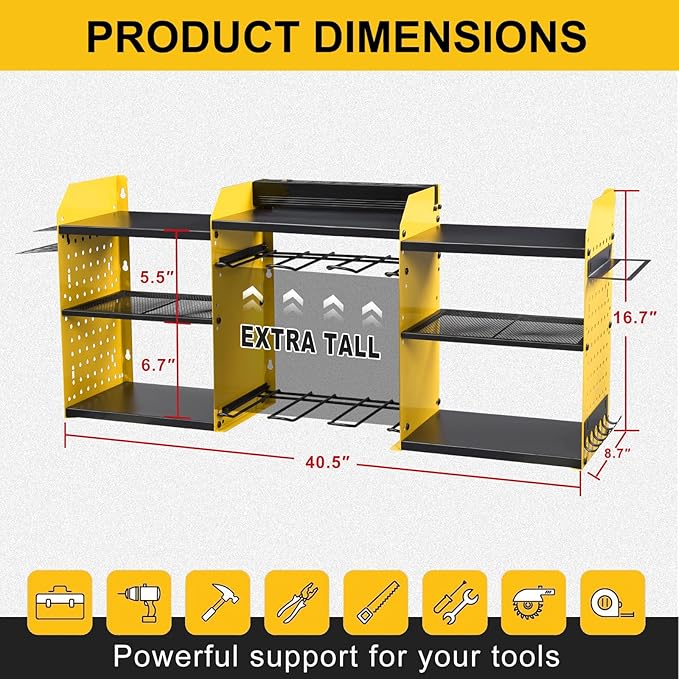 Power Tool Organizer Wall Mount - Image 2