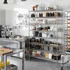Regal Altair 18" Deep x 54" Wide x 86" Height Wire Shelving Kit | 8-Tier | NSF - Image 4