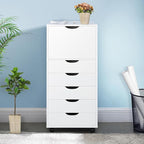 Naomi Home Carly 6-Drawer Craft & Office Storage Cabinet – Rolling Storage by NaomiHome
