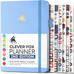 Clever Fox Planner 2nd Edition – Colorful Weekly & Monthly Goal Planner by CleverFox