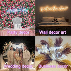 Custom Neon Sign Wedding Last Name, Plug/Battery Operated Neon Lights - Image 5