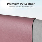 Aothia Leather Desk Pad Protector, Mouse Pad, Office Desk Mat, 31.5" x 15.7" - Image 2