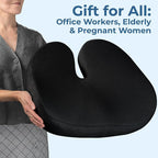 5 STARS UNITED Seat Cushion for Tailbone Pain Relief – Large Memory Foam - Image 7