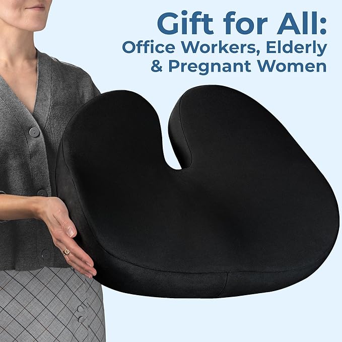 5 STARS UNITED Seat Cushion for Tailbone Pain Relief – Large Memory Foam - Image 7