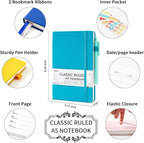 feela Notebooks Journals Bulk, Hardcover Notebook Classic Ruled Journal Set - Image 2