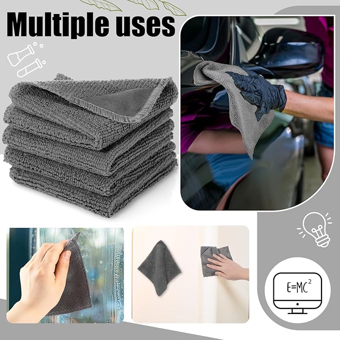 Fanfanwin 8 Pcs Magnetic Microfiber Cleaning Cloth Dry Erasers - Image 6