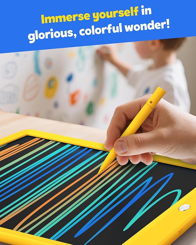 TEKFUN Toys for Girls Boys 10IN LCD Writing Tablet, Magic Doodle Board - Image 5