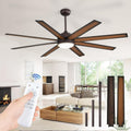 fanbulous 65 inch bronze ceiling fans with 3, main product view