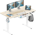 SHW 55 x 28 Inches Electric Height Adjustable Standing Desk by SHW
