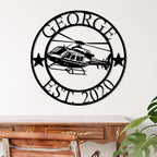 Personalized Metal Airplane Wall Art, Airplane Name Sign, Customized Pilot Name - Image 7
