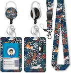 Giancomics Floral Cats Lanyards by Giancomics