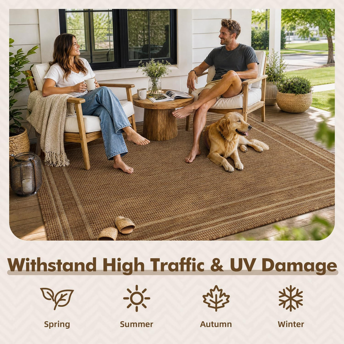 montvoo-2x6 ft indoor outdoor runner rugs for entryway on a desk or shelf