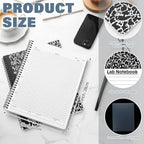 Affrolling 2 Pack Carbonless Lab Notebook Carbon Copy 8.5'' X 11'' Laboratory - Image 2