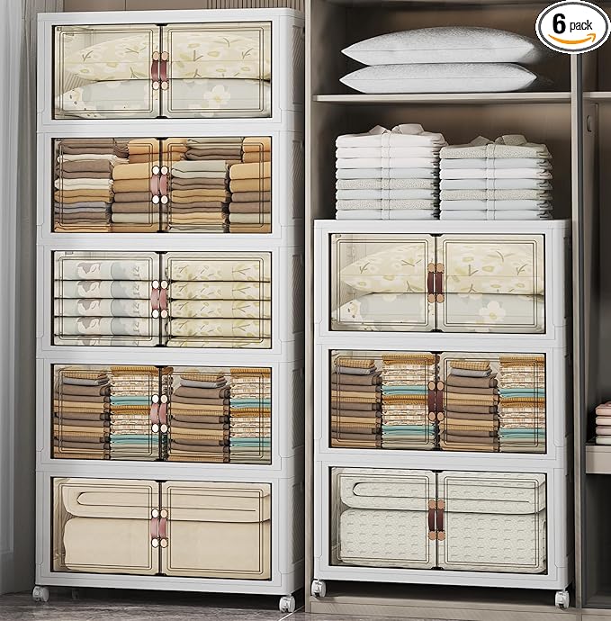 UAMFURI Extra Large Stackable Storage Bins by UAMFURIDirect