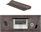 Node Leather Calfskin Leather Desk Pad – Executive Office Desk Mat by NodeLeather