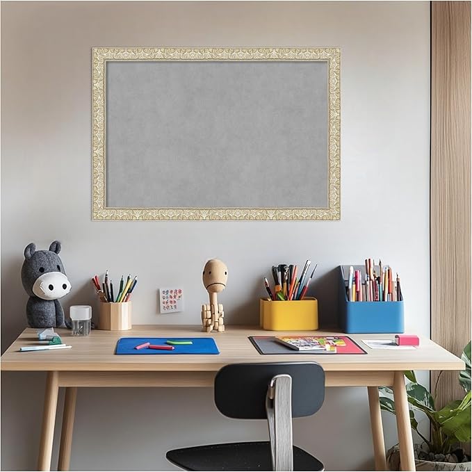 Amanti Art Silver Framed Magnetic Board 18x26 Medium Vision Board - Image 6
