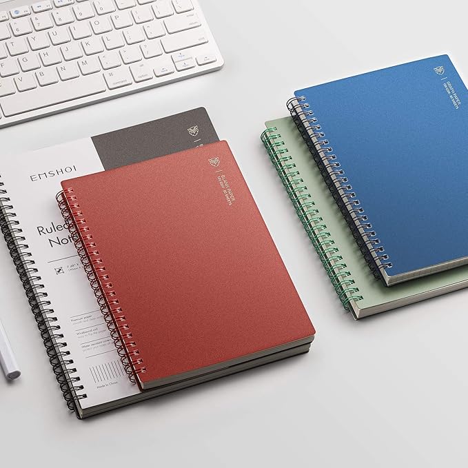 EMSHOI Lined Journal Spiral Notebook 7.48" x 10.15" - Image 7