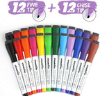 cloudriver Magnetic Dry Erase Markers, 24 Pack Whiteboard Markers - Image 2