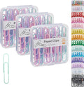 NEEWAY Colorful Large Paper Clips, 2 Inch Jumbo Paper Clips, 3 Pack of 50 by NEEWAY