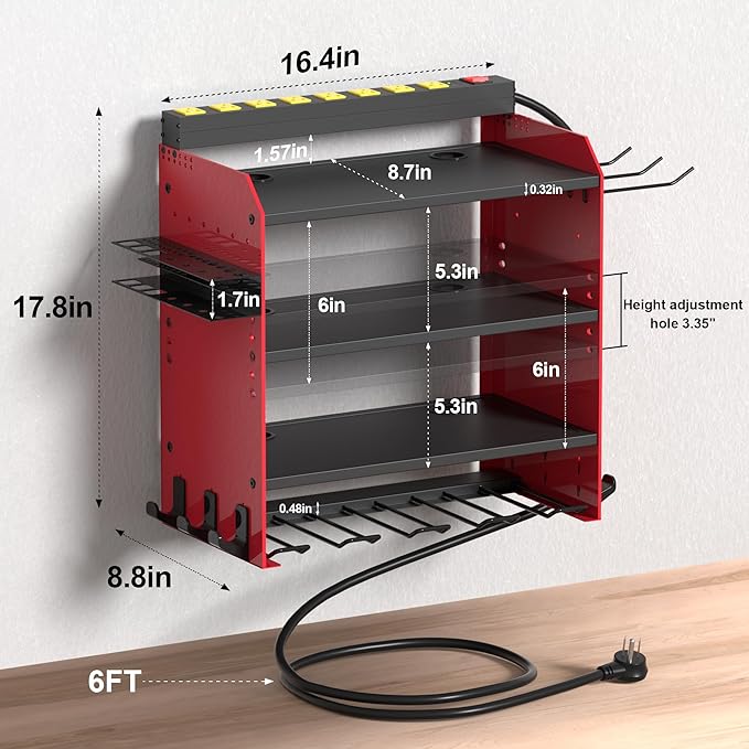 CFMASTER Power Tool Organizer Wall Mount - Image 7