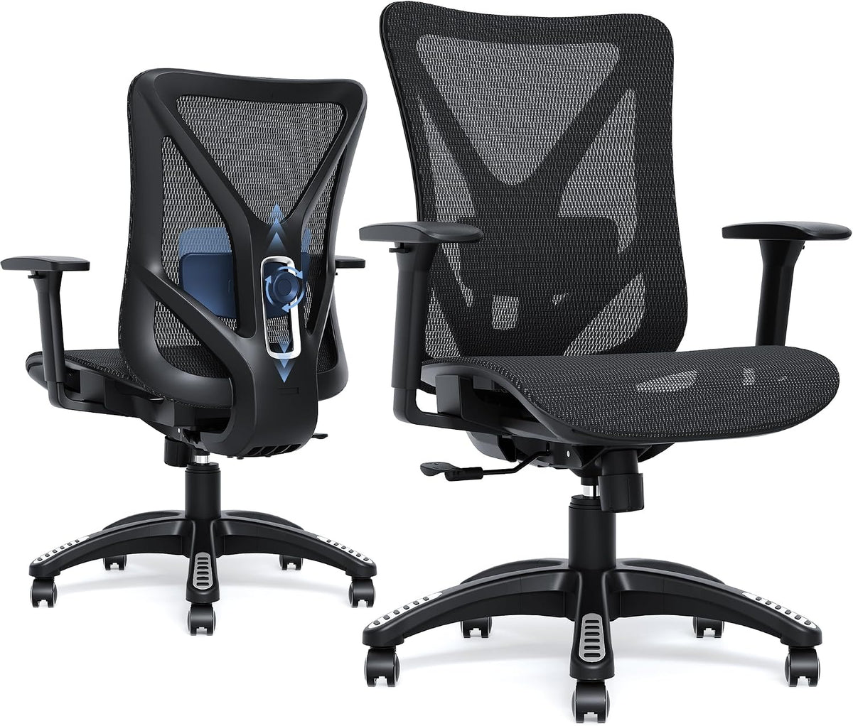 ergonomic office chair, mesh computer desk chairs with, main product view
