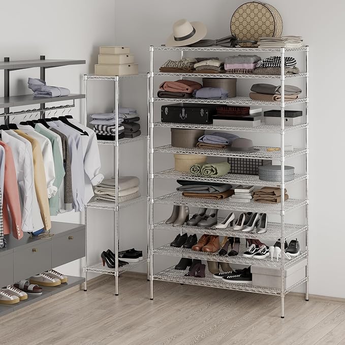 Regal Altair 24" Deep x 48" Wide x 86" Height Wire Shelving Kit | 10-Tier | NSF - Image 4