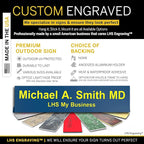 Custom Name Plate with Choice of Mounting - Image 2