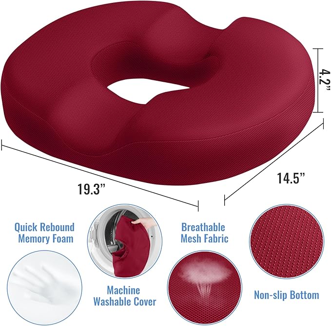 CloudBliss Donut Pillow Seat Cushion Chair Pad - Image 2