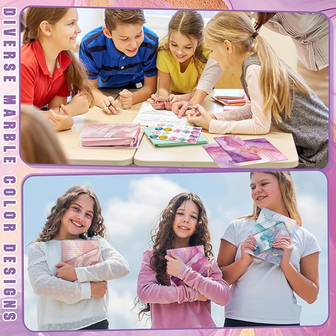 TaoBary 160 Pcs Stationery Paper Set 50 Double Sided Stationery Papers - Image 6