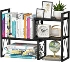 Yelinkws Desktop Shelf Organizer, Small Bookshelf by Yelinkws