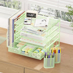 OPNICE Desk Organizer, 5-Tier Paper File Organizer - Image 7