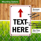 My Sign Center Custom Arrow, 7x10 Inches, Up Arrow, Professional Style - Image 5