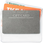 Amazon Basics ID Badge Holders, Horizontal Clear Plastic 3.38" x 2.38" - Image 3