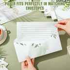TaoBary 160 Pcs Stationery Paper Set 50 Double Sided Stationery Papers - Image 6