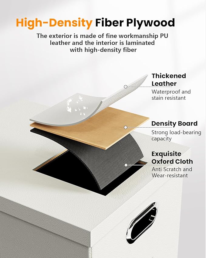 Oterri File Organizer Box with Lid, Portable Hanging File Box - Image 2